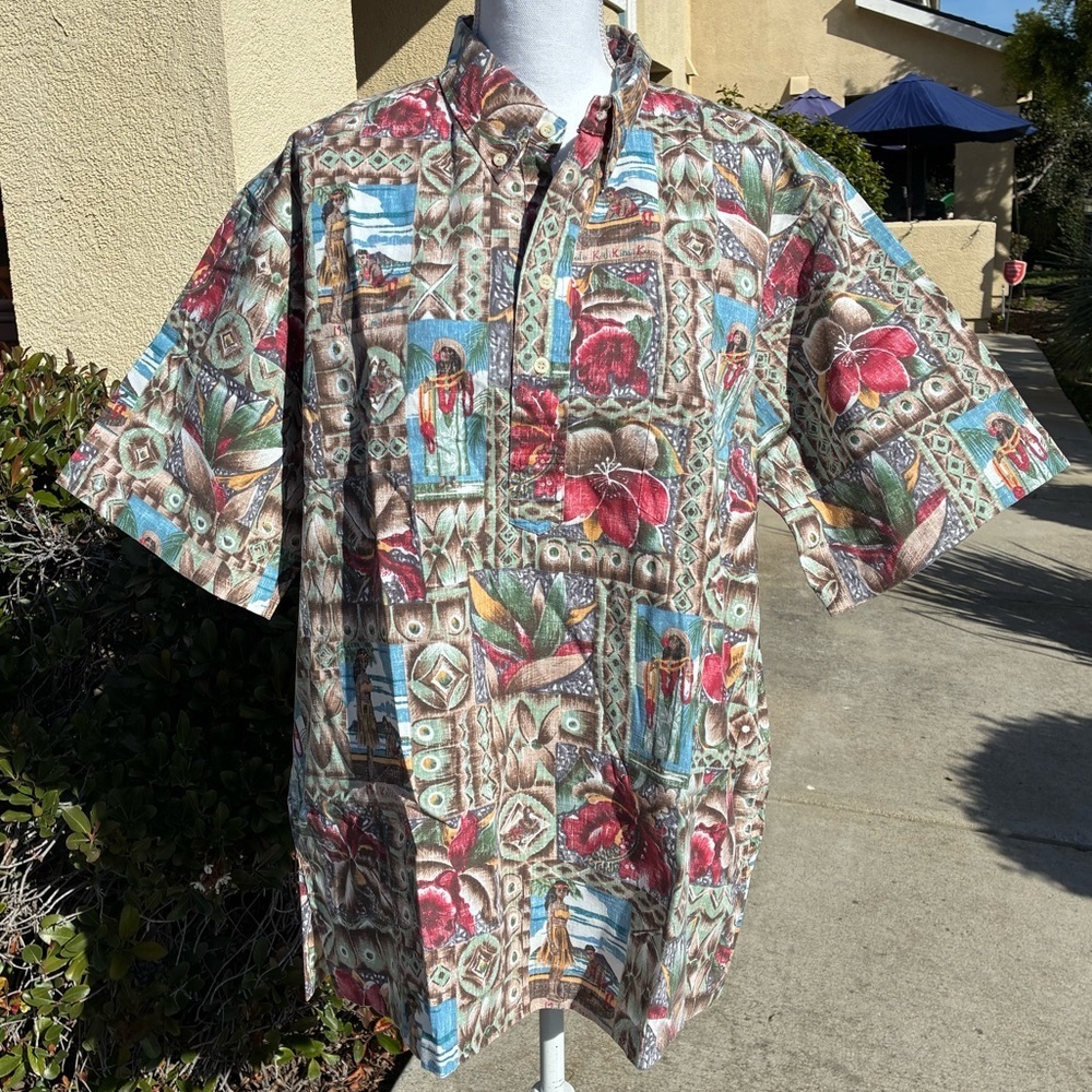 Reyn Spooner Mele Kalikimaka 1995 Men’s Shirt Size XL